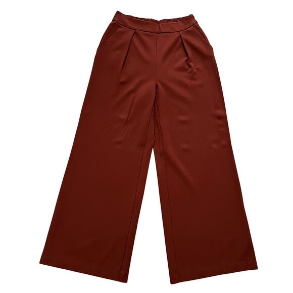 INC International Concept Casual Wide Leg Pants With‎ Pleat Front & Pockets M - Picture 1 of 10
